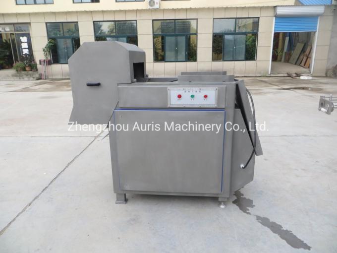 Mesin Pemotong Daging Kambing Bebek Bebek Trotters Slicer Lini Produksi Sosis 0