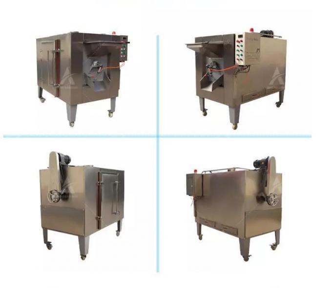 Mesin Roaster Drum SUS304 SUS 201 Mesin Pemanggang Biji Kopi Baja Karbon 1