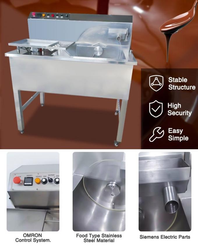 Jzj30 Industrial Chocolate Pouring Pot Chocolate Melting Tempering Machine 4