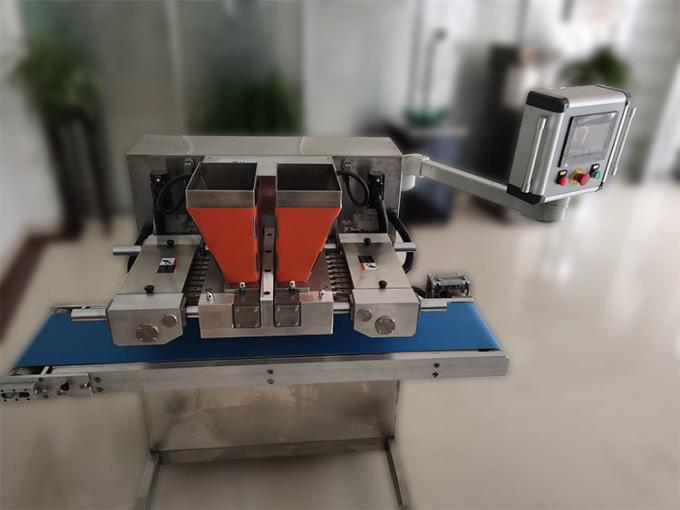 6PCS Min Mesin Tuang Cokelat 304ss Coating Chocolate Depositing Line 1