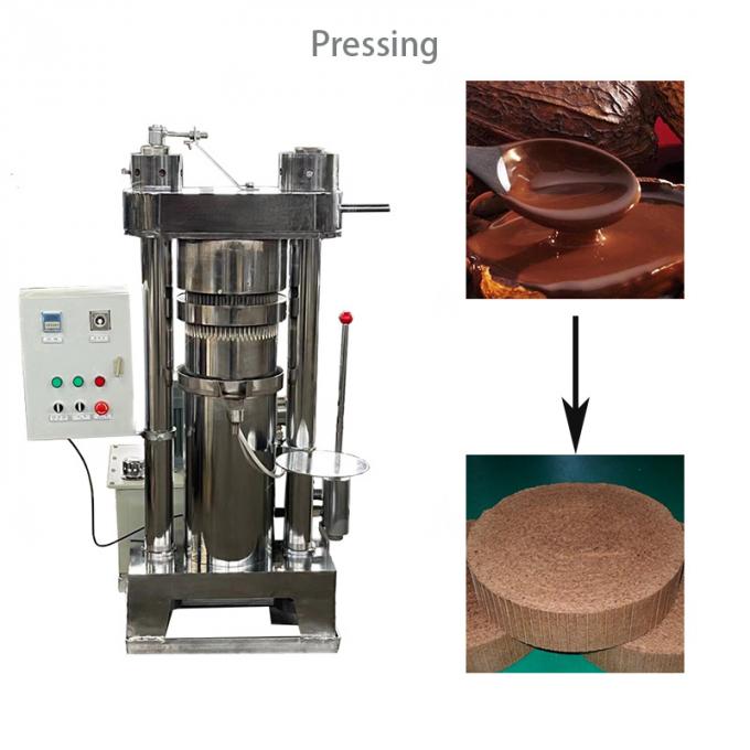 Cocoa Powder Processing Production Line Cocoa Powder Maker Roasting Peeling Milling Crushing Grinding Machine