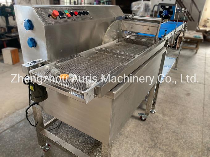 Mesin Tempering Cokelat 10m / Min Enrobing 304ss Chocolate Moulding Machine 2