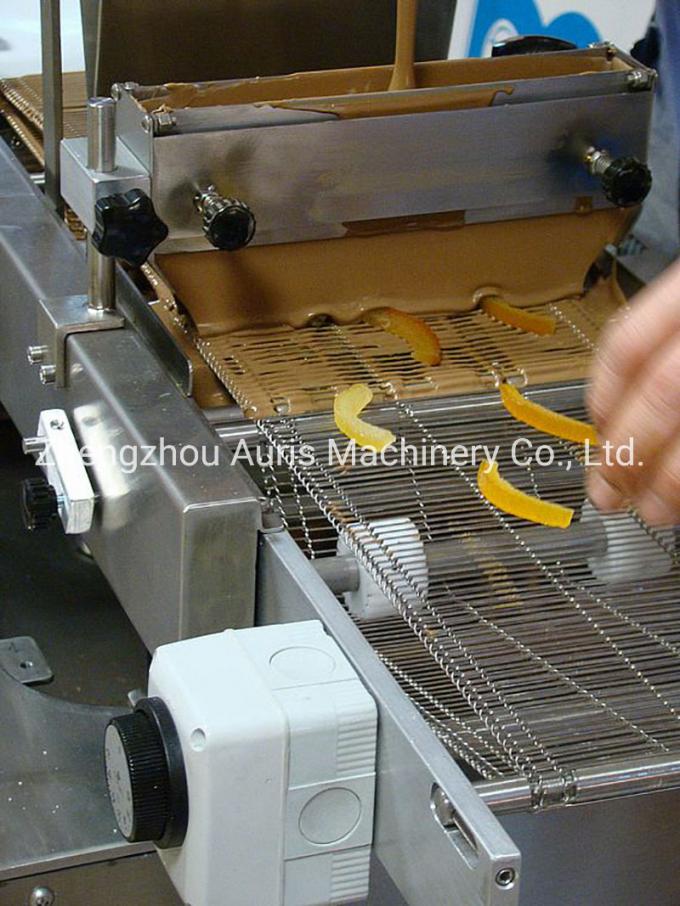 Mesin Tempering Cokelat 10m / Min Enrobing 304ss Chocolate Moulding Machine 5