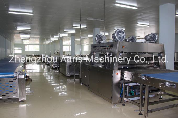 Mesin Tempering Cokelat 10m / Min Enrobing 304ss Chocolate Moulding Machine 8