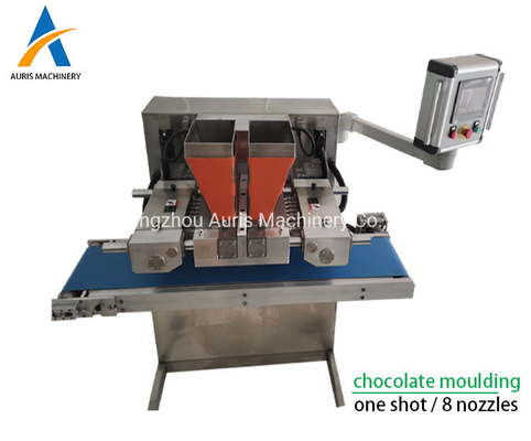 6PCS Min Mesin Tuang Cokelat 304ss Coating Chocolate Depositing Line