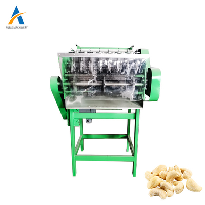 200kg Output Mesin Kacang Mete Tipe Kering Motor Mengupas Lini Produksi Makanan