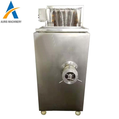 Penggiling Daging Beku Unggas 500kg / H 5.5kw Mixer Penggiling Daging Mincer