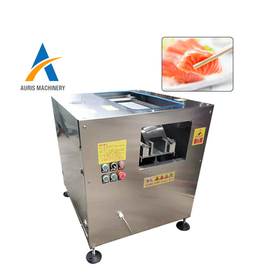Mesin Pengolah Ikan Slot Ganda Bevel Fillet Machine Digunakan Restoran