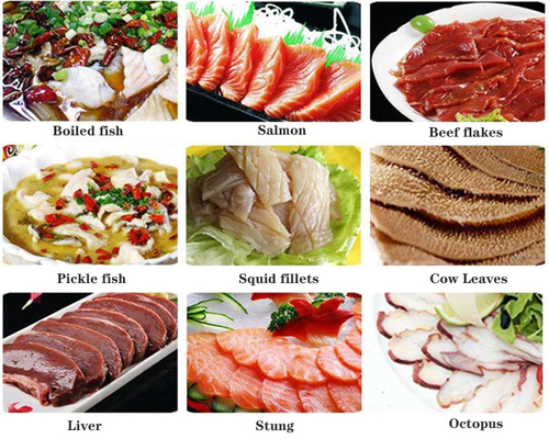 Mesin Pemotong Ikan Otomatis Diagonal Mesin Pengiris Ikan Mas Salmon Deboning