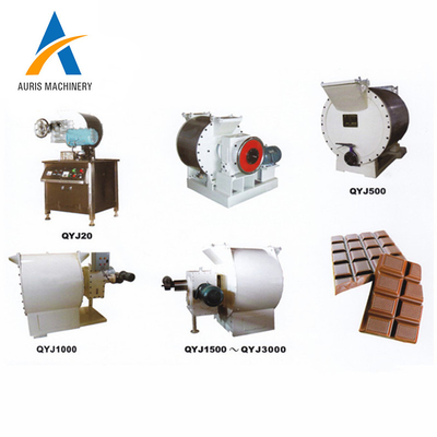 500kg / H Bean To Bar Chocolate Machine Grinding Cocoa Chocolate Processing Machinery