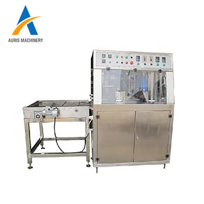 200kg 500kg kapasitas 200mm Chocolate Tempering Enrobing Machine Cool Tunnel