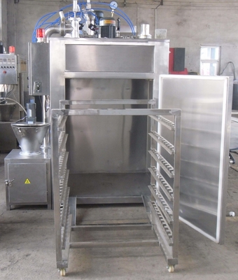 100kg Mesin Pengasapan Daging Batch 30kw Mesin Pengasapan Ikan Industri