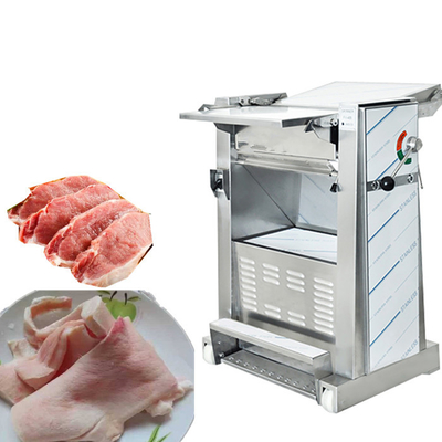 750w Mesin Pemotong Daging Babi Otomatis Mesin Pengupas Kulit Babi Berlemak