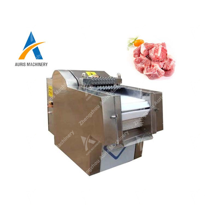 Mesin Pemotong Daging Beku 1.5kw 300kg / H Mesin Pengiris Kubus Ayam