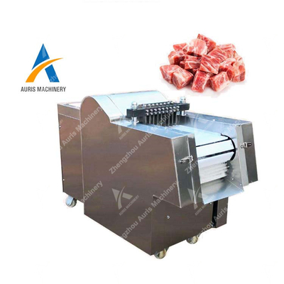 Mesin Pemotong Daging Beku 1.5kw 300kg / H Mesin Pengiris Kubus Ayam
