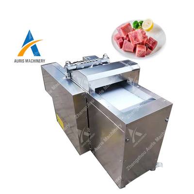 Mesin Pemotong Daging Beku 1.5kw 300kg / H Mesin Pengiris Kubus Ayam