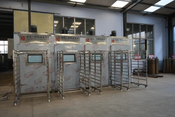 380v Mesin Merokok Daging PLC 100kg Batch Industri Asap Rumah Oven
