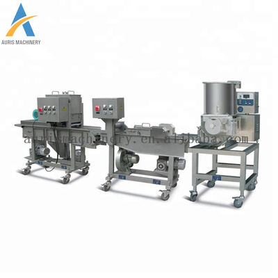 Mesin Burger Patty 500kg / H Shawarma Chicken Beef Pie Processing Machine