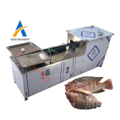 1800pcs / H Mesin Pengolah Ikan Kembali Membuka Mesin Pemotong Ikan Membersihkan Bersih