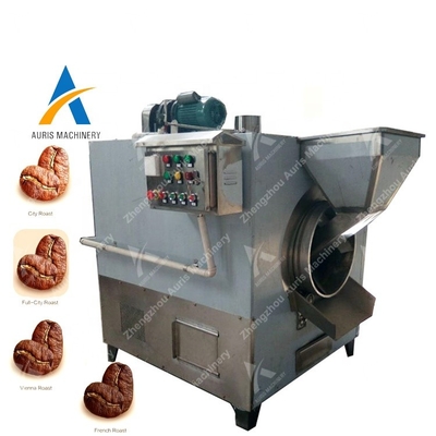 80-120 Kg / H Mesin Pengolah Kacang Mete Mesin Pemanggang Biji Kakao Kacang Mete