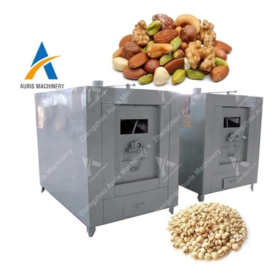 80-120 Kg / H Mesin Pengolah Kacang Mete Mesin Pemanggang Biji Kakao Kacang Mete