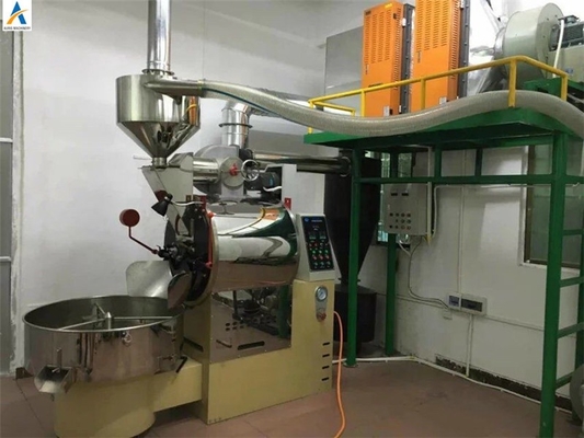 Mesin Roaster Kopi Komersial 20kg Gas Roaster Biji Kopi Otomatis