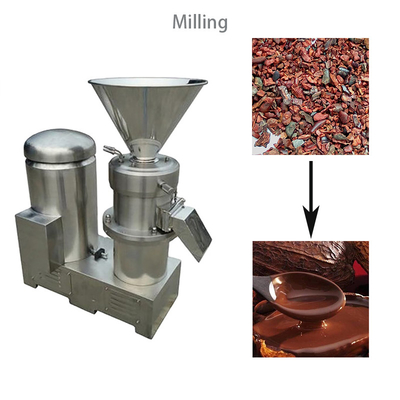 24kw Bean To Bar Chocolate Machine 200kg Lini Produksi Bubuk Kakao