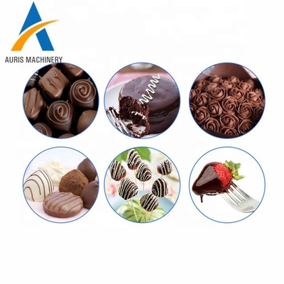 penuh otomatis kecil coklat pengatur suhu hitam hot selling coklat membuat mesin gayung untuk toko makanan penutup