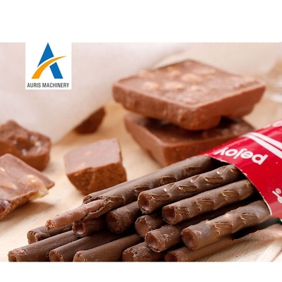 380v Mesin Pembuat Cokelat Enrobing Tertutup Mesin Peleburan Cokelat Komersial