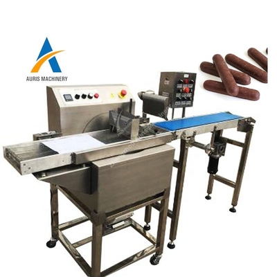 Mesin Enrober Cokelat Kue Multi Fungsional Mesin Mencelupkan Cokelat Glazing