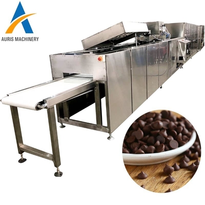 SUS304 Stainless Steel Mesin Pembuat Chip Coklat Otomatis Mesin Penyimpanan Chip Coklat