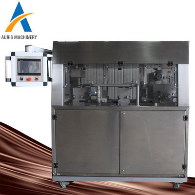 Mesin pembuat cokelat otomatis penuh 250 500 model mesin tempering cokelat terus menerus