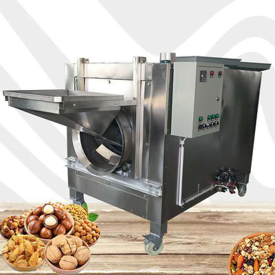 Mesin Pengolah Kacang 200kg / H Otomatis Mesin Pemanggang Kacang Mete