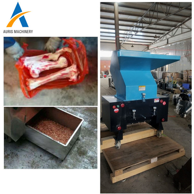 Mesin Pengolah Daging Wijen Kakao Baja Karbon Stainless Steel Penghancur Tulang Ayam