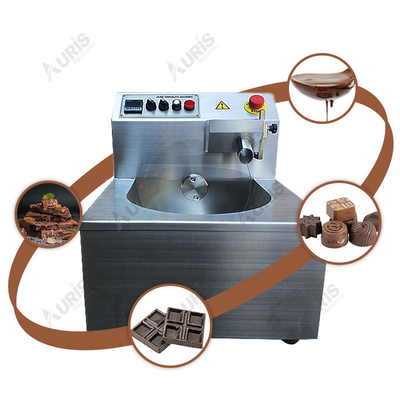 Stainless Steel 304 Mesin Pembuat Cokelat 8L 30L Temper Chocolate Machine