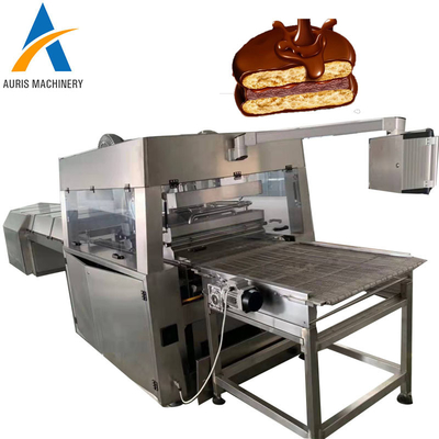 Mesin Cetak Permen Sss304 Mencelupkan Mesin Enrobing Cokelat Glazing