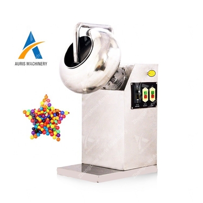 Sss304 Mesin Pembuat Cokelat Sugar Pill Pan Coating Machine Industri Makanan