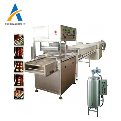 Mesin Enrober Cokelat Kue Multi Fungsional Mesin Mencelupkan Cokelat Glazing