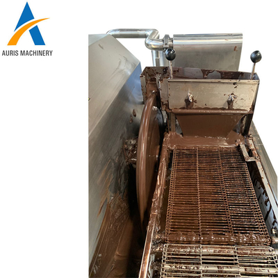 Mesin Tempering Cokelat 10m / Min Enrobing 304ss Chocolate Moulding Machine