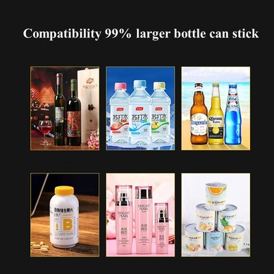 Aplikator label botol mesin pelabelan botol stiker otomatis untuk wadah kaca plastik